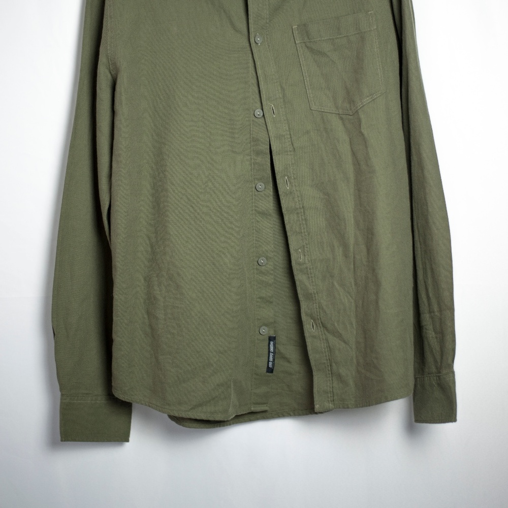 H&M Olive button down - Picture 2 of 2
